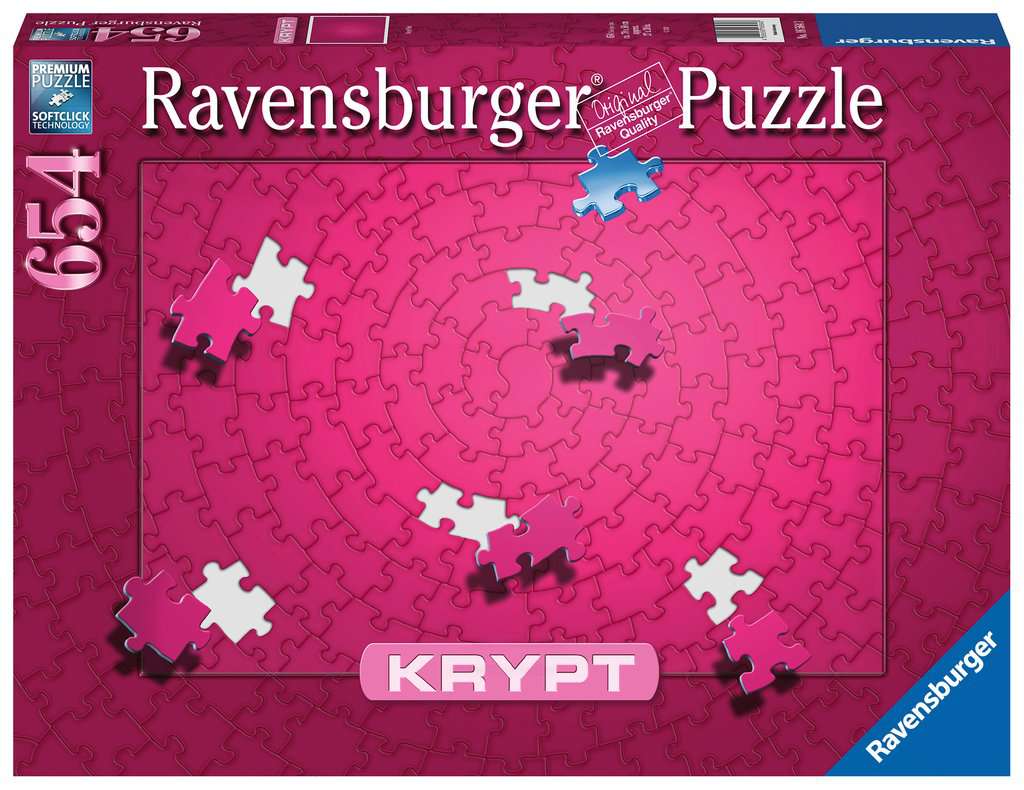 Ravensburger Krypt Pink 654 Piece Puzzle image 0
